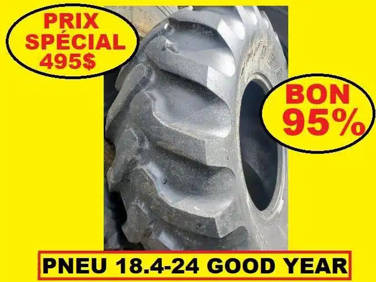 Goodyear 18.4-24 USAGE 18.4L24 INDUSTRIEL 18.4LR24 Pneus