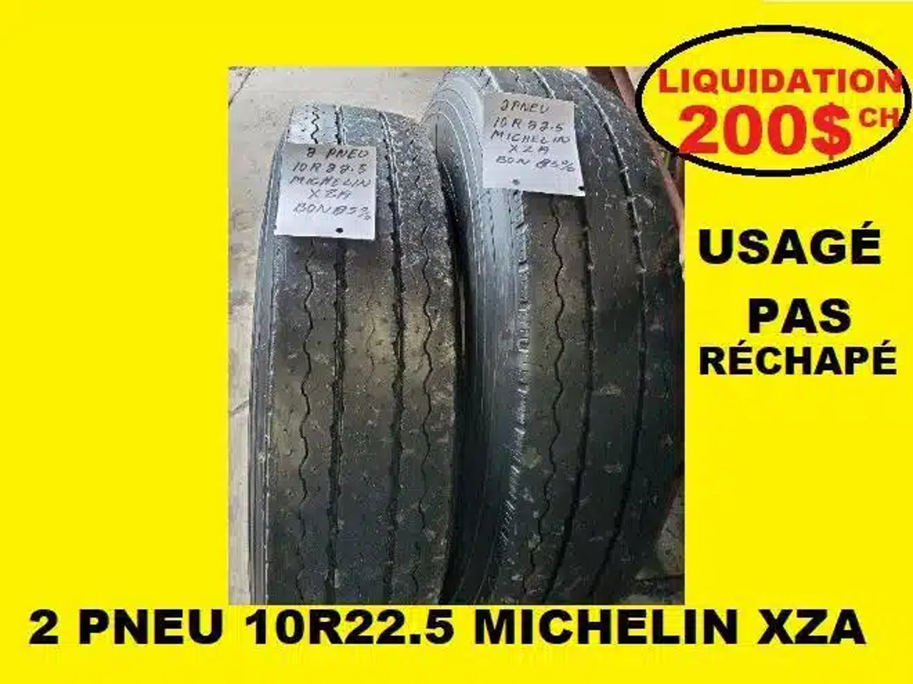 Michelin PNEU 10R22.5 MICHELIN USAGE PAS RECHAPE Pneus
