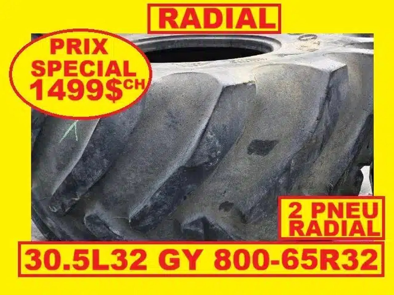 Goodyear PNEU 30.5L32 RADIAL 800-65R32 USAGE 30.5LR32 Pneus