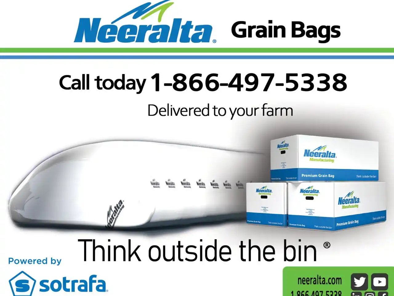 Neeralta Grain Bags Emballeuse à grain