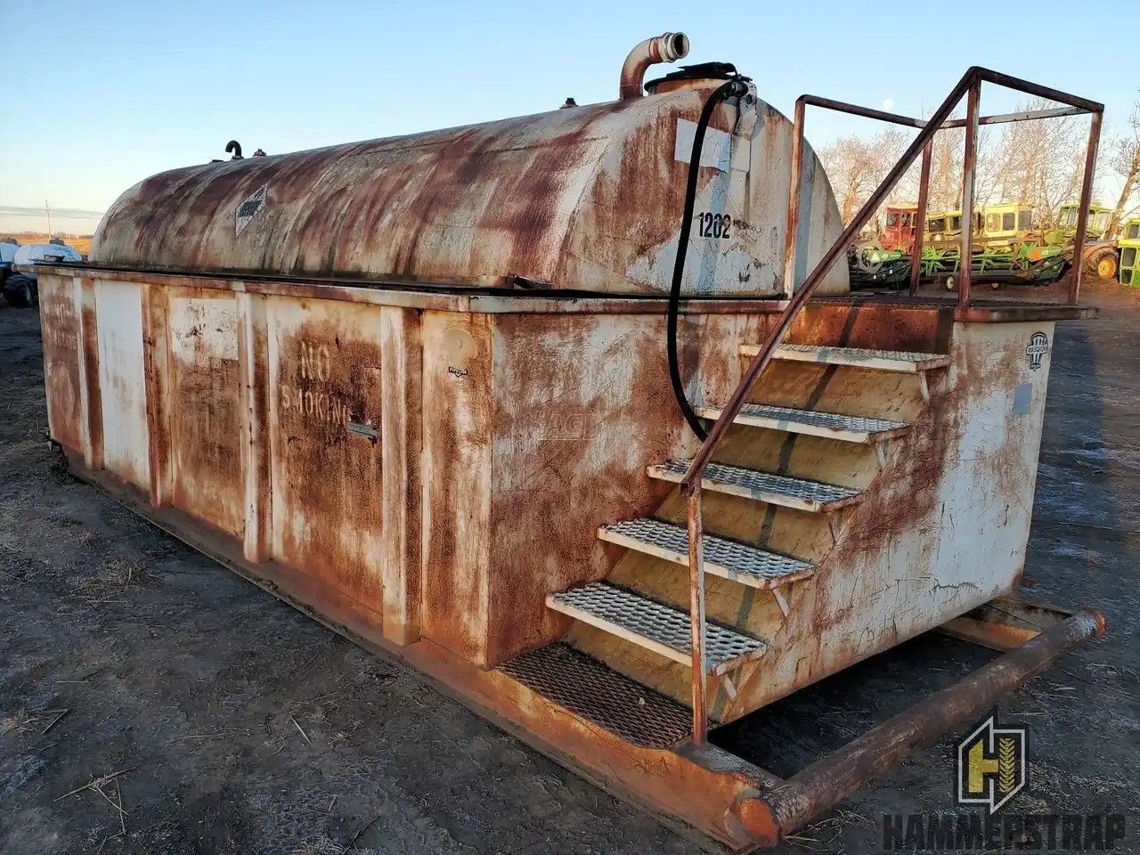 3000 GAL Skid Mounted Fuel Tank Réservoir