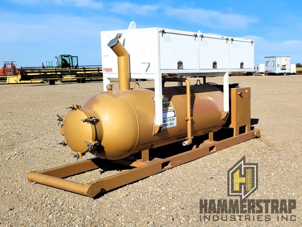 Skid Mounted Steel Tank Fire Suppression Standby Units divers