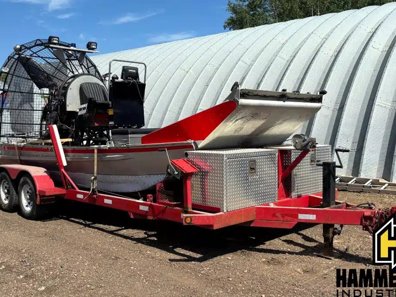 2007 CANADIAN AIRBOATS 17 Ft x 8 Ft Ice Work Series Air Bateau