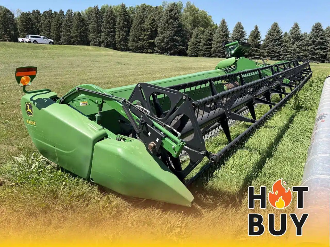 2012 John Deere 640FD Nez - Toile/Tapis
