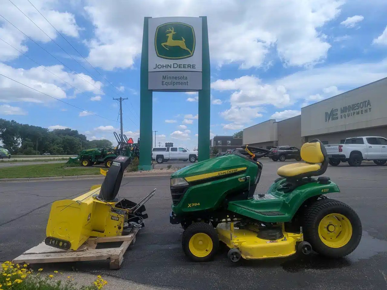 2018 John Deere X394 Tracteur à pelouse
