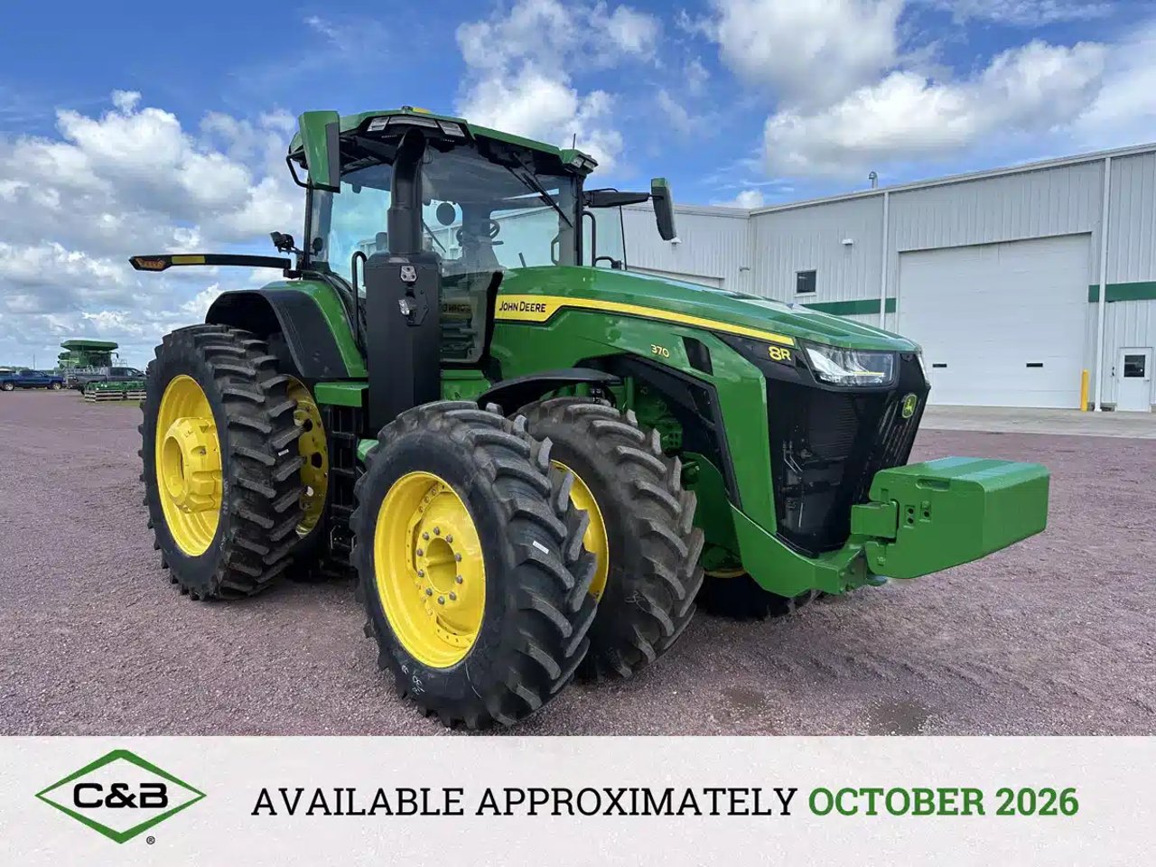 2025 John Deere 8R 370 Tracteur