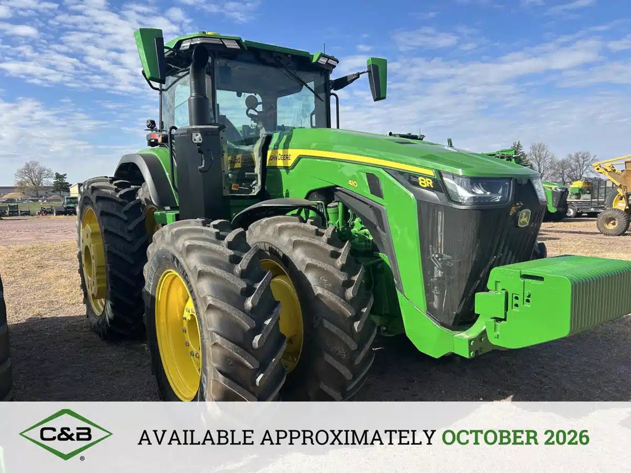 2025 John Deere 8R 410 Tracteur