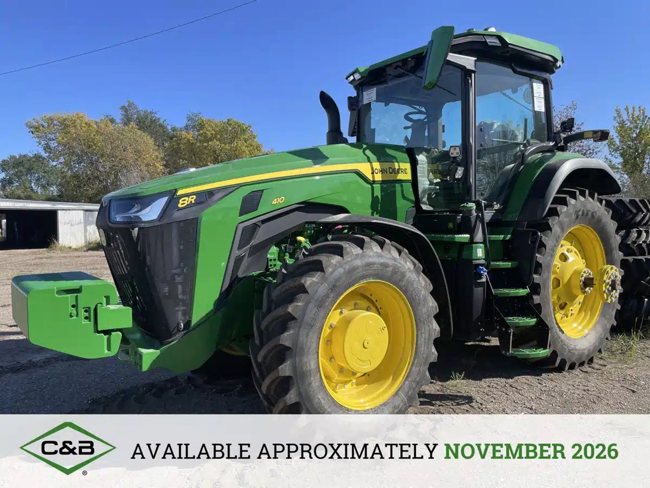 2025 John Deere 8R 410 Tracteur