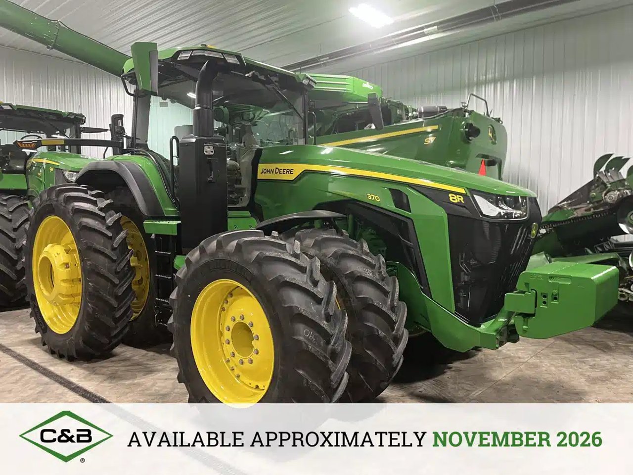 2025 John Deere 8R 370 Tracteur