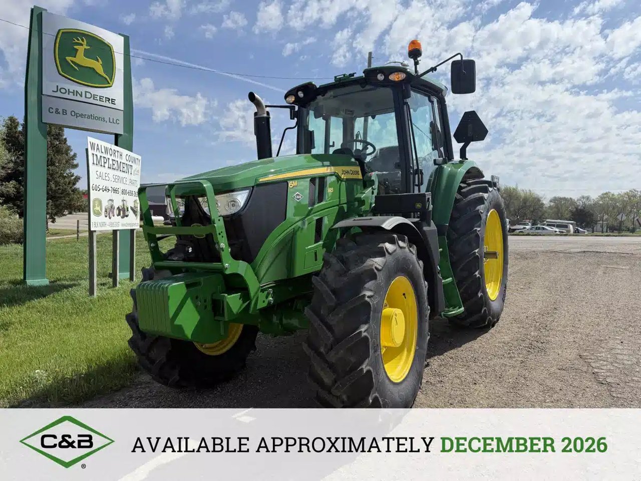 2026 John Deere 6M 145 Tracteur