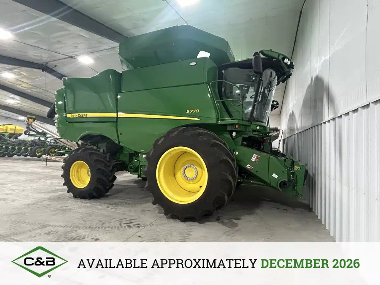 2024 John Deere S770 Batteuse