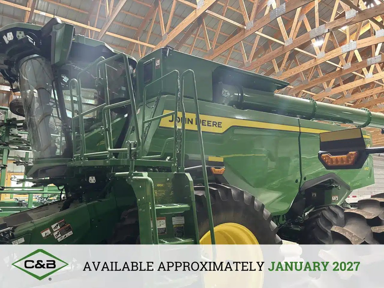 2025 John Deere S7 700 Batteuse
