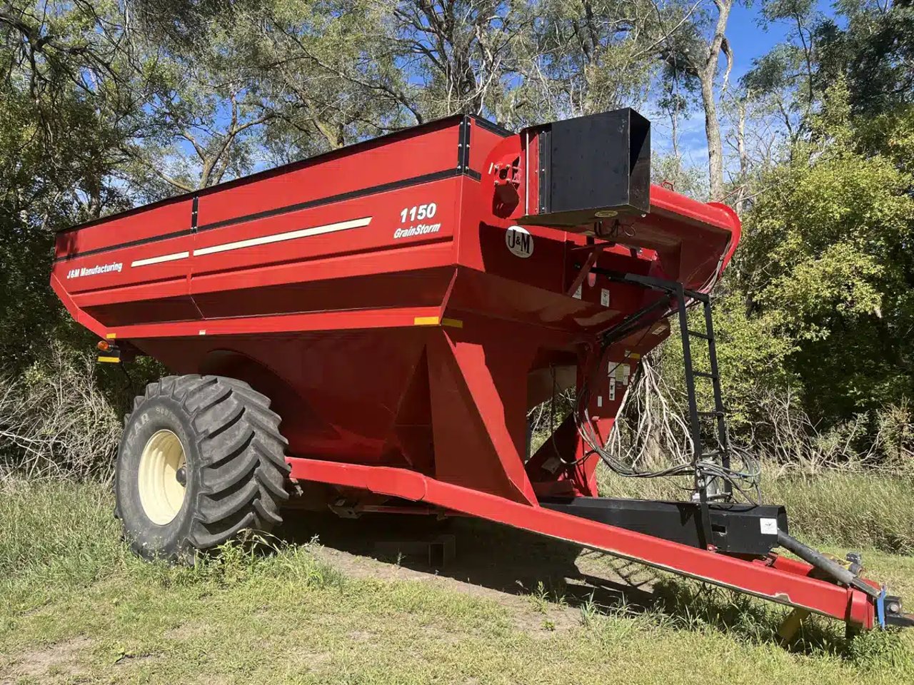 2008 J&M 1150 Grain Storm Chariot à Grain