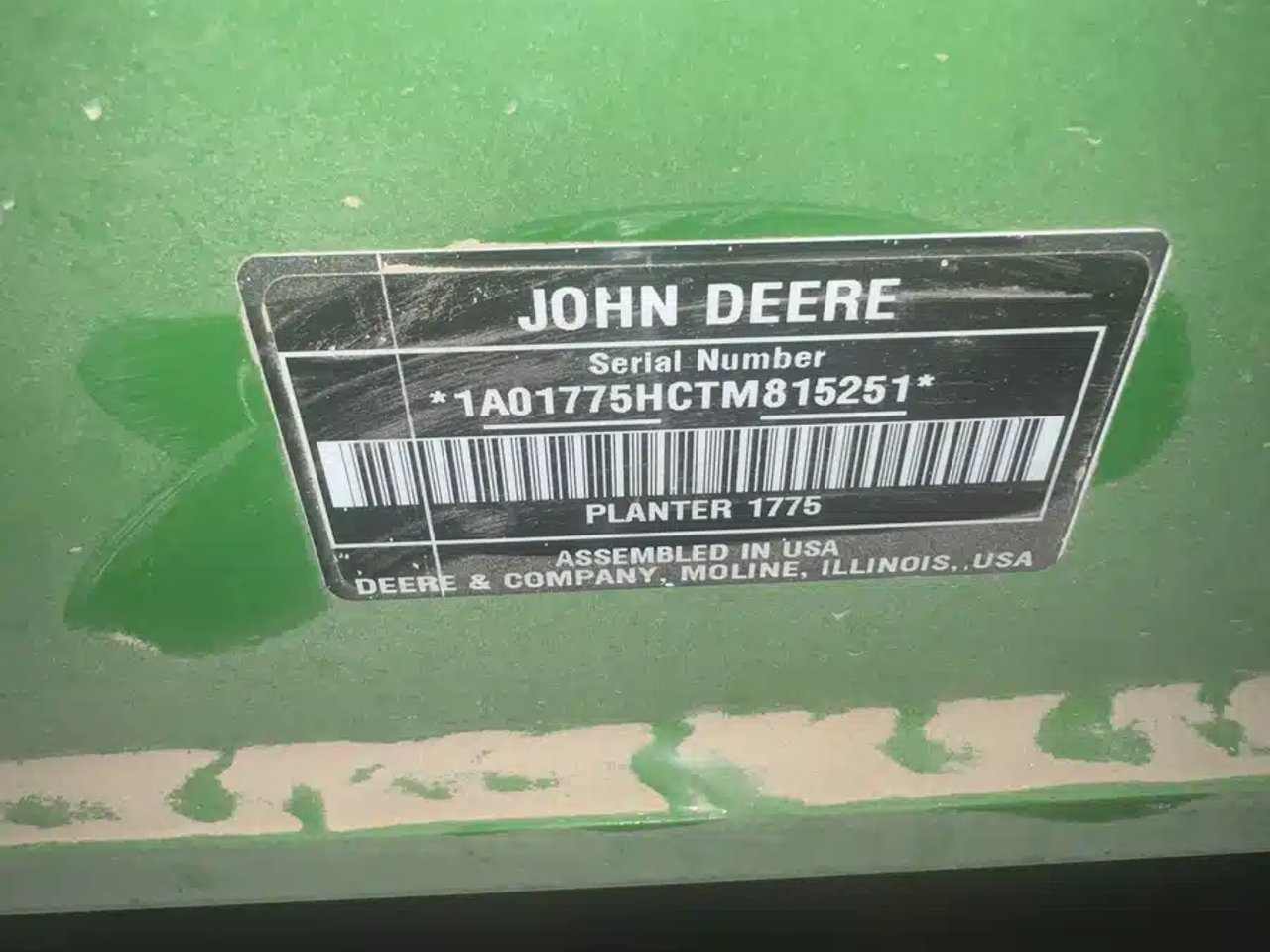 2026 John Deere 1775NT Planteur