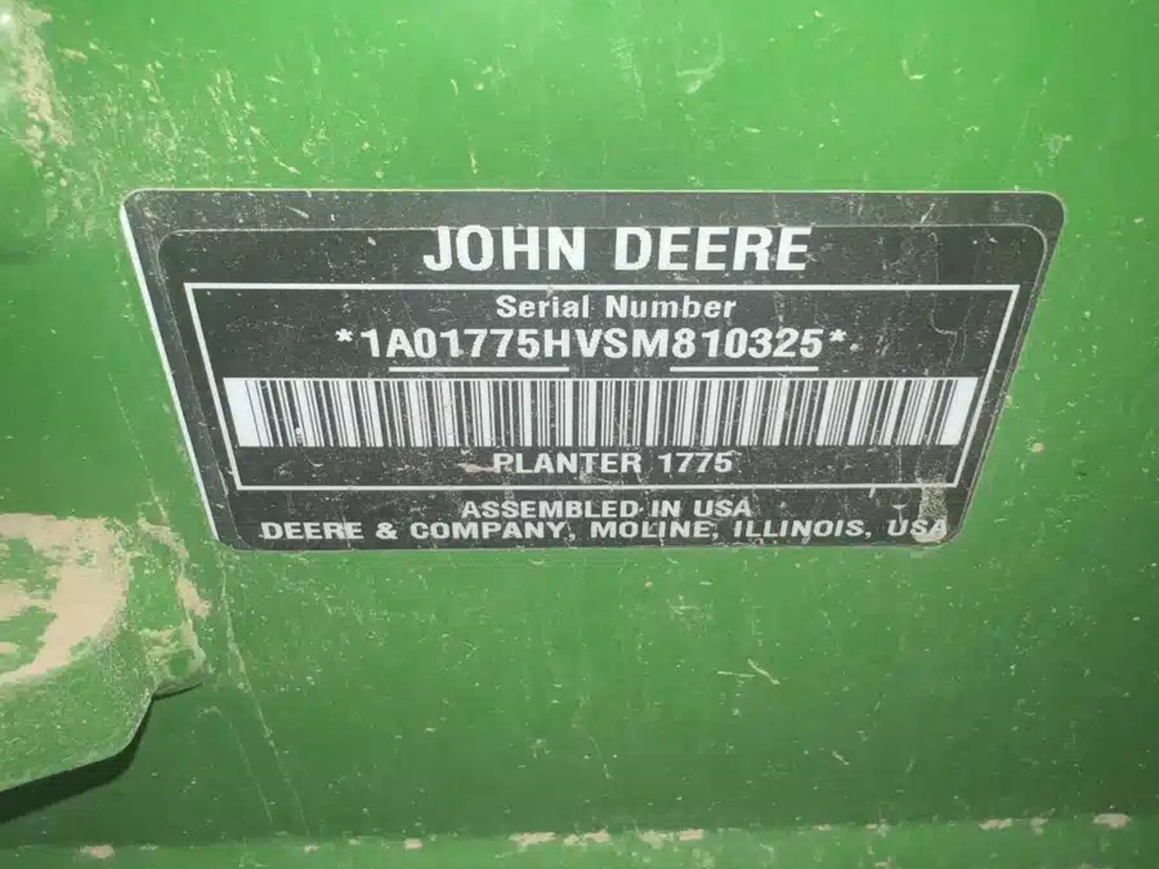 2025 John Deere 1775NT Planteur