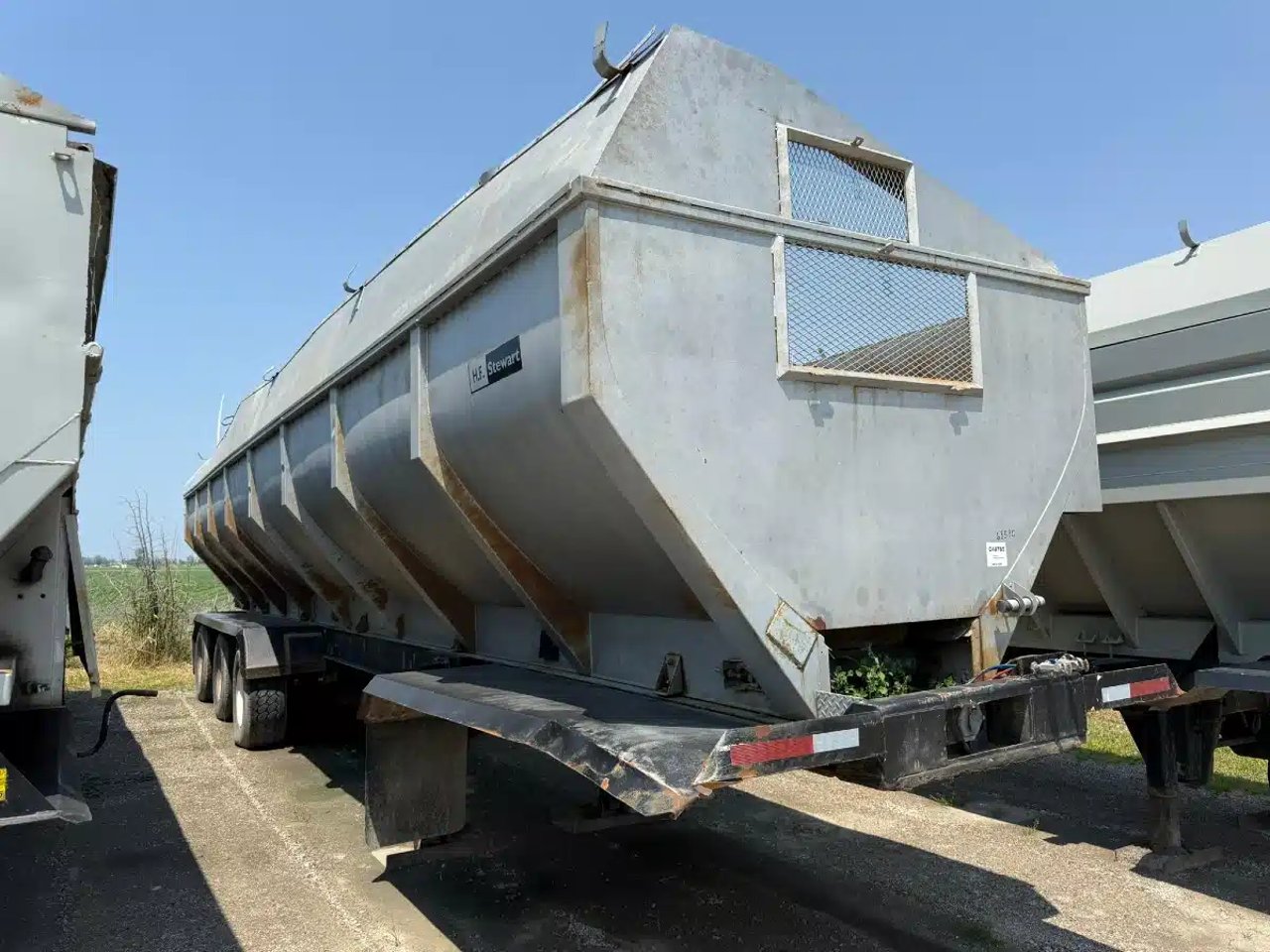1993 H.F. Stewart 40' Live Bottom Produce Trailer remorque - live bottom