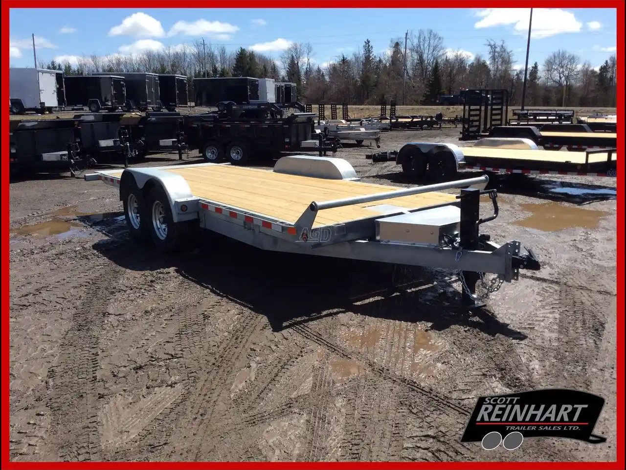 2026 Canada Trailers 80X20 7 TON GALVANIZED Remorque - Plateforme basculante