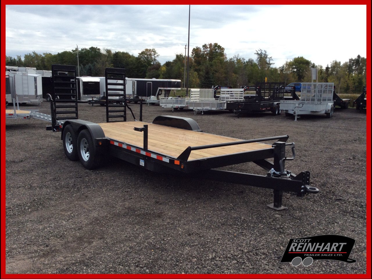 2027 Canada Trailers 82X18 7 TON Remorque surbaissée