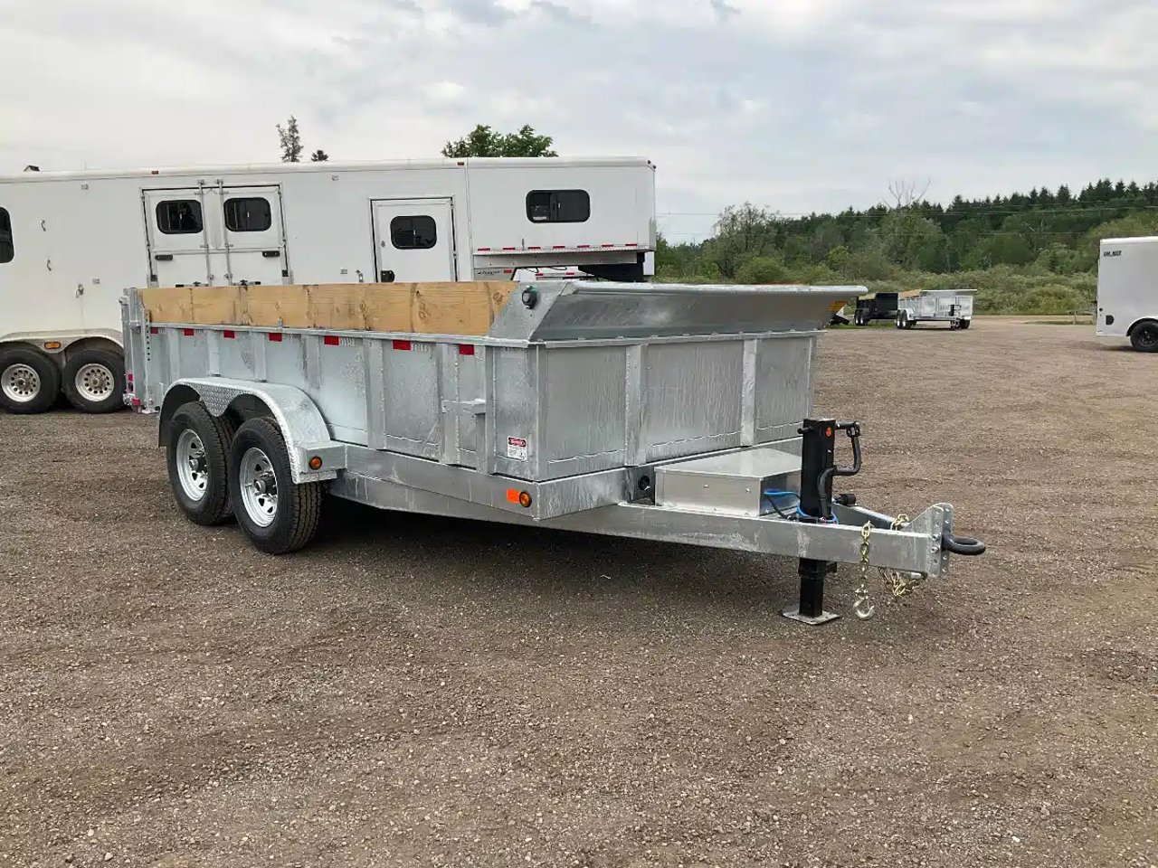 2027 Canada Trailers 83X14 7 TON GALVANIZED Remorque - Benne