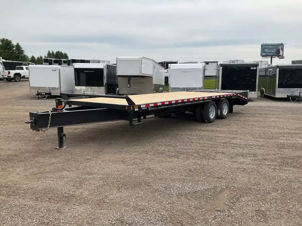 2027 Canada Trailers 8.5x25 12 Ton Deckover Equipment Remorque - Plateforme