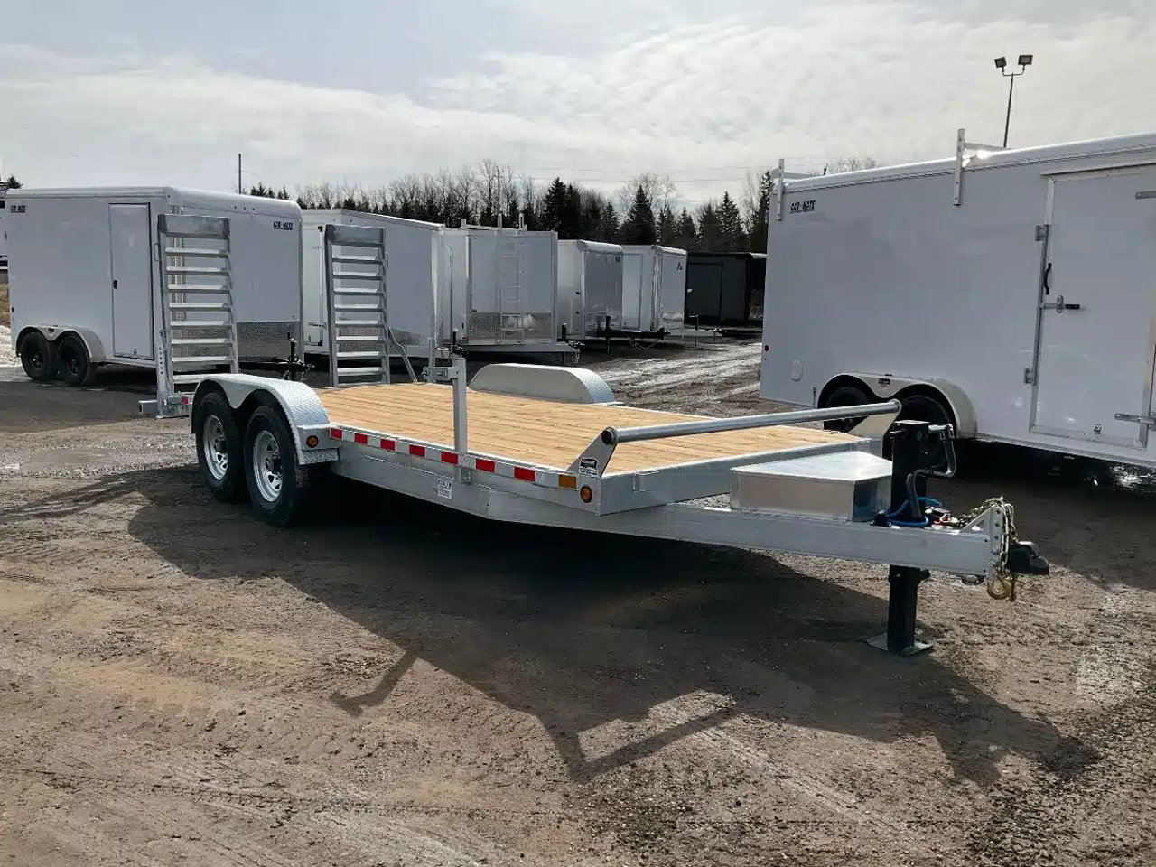 2026 Canada Trailers 82X18 7 TON GALVANIZED remorque - step deck