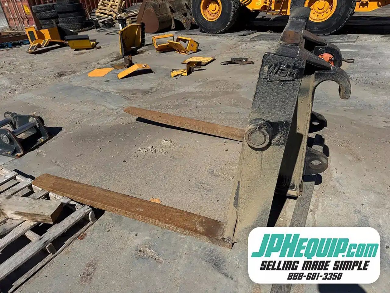 WBM Pallet Forks Chargeur sur roues