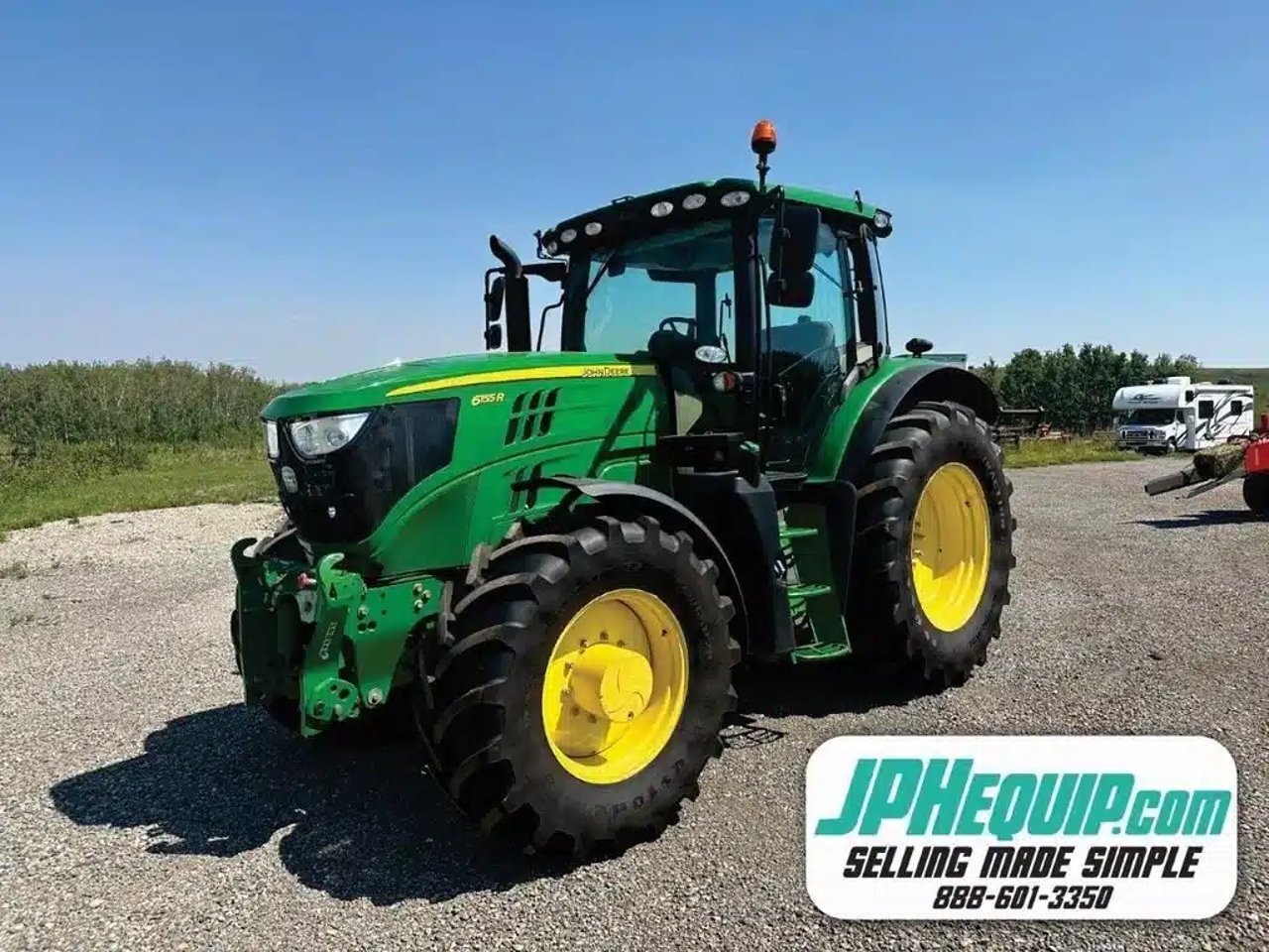 2019 John Deere 6155R Tracteur