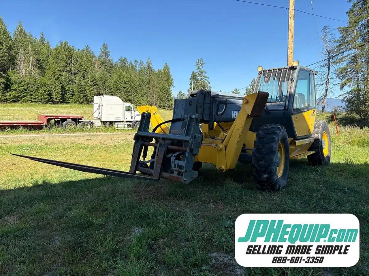 2000 New Holland LM860 Chargeur télescopique