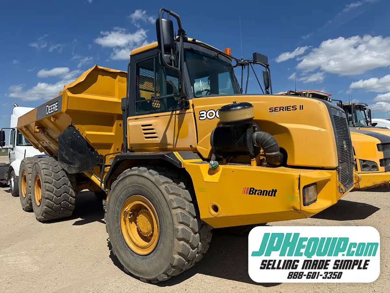 2014 John Deere 300D chargeur frontal