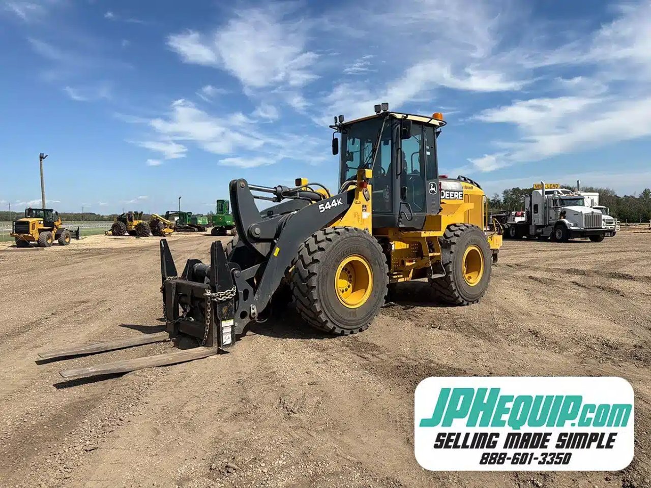 2014 John Deere 544K Chargeur sur roues