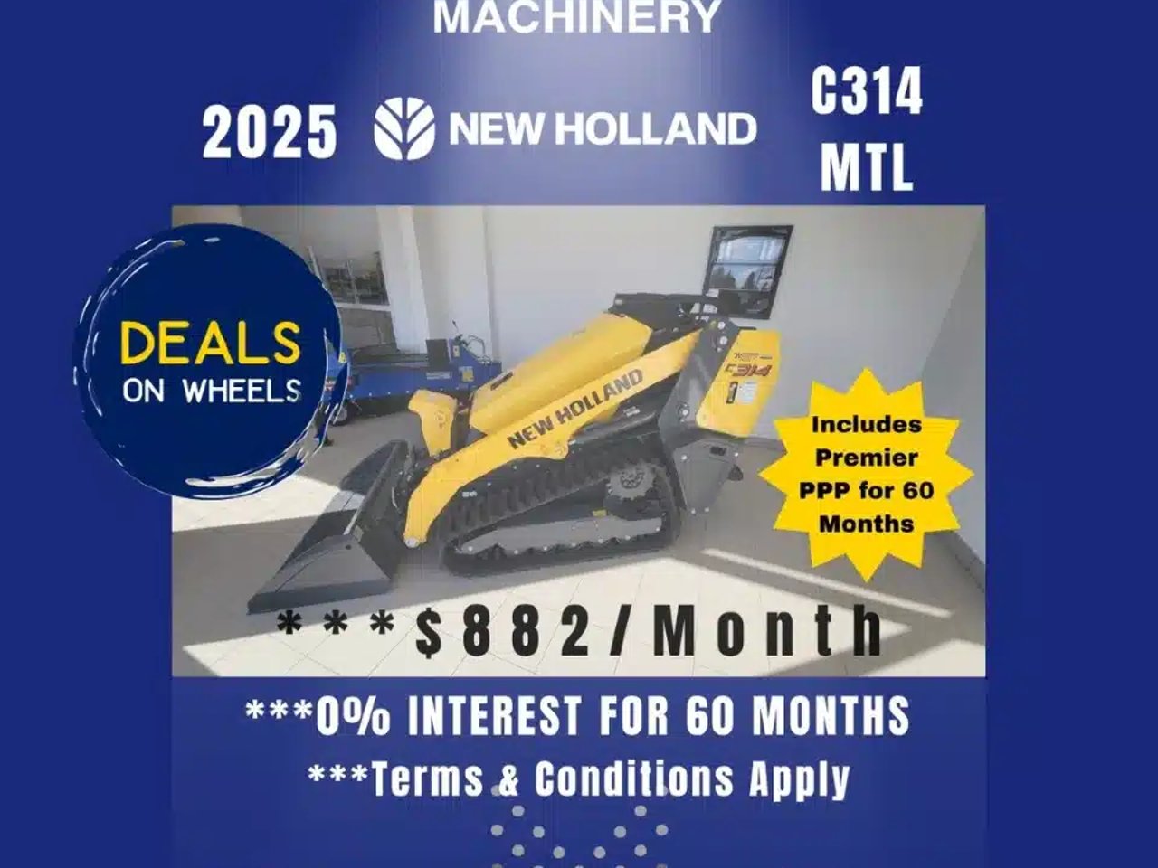 2025 New Holland C314 Chargeur sur chenilles
