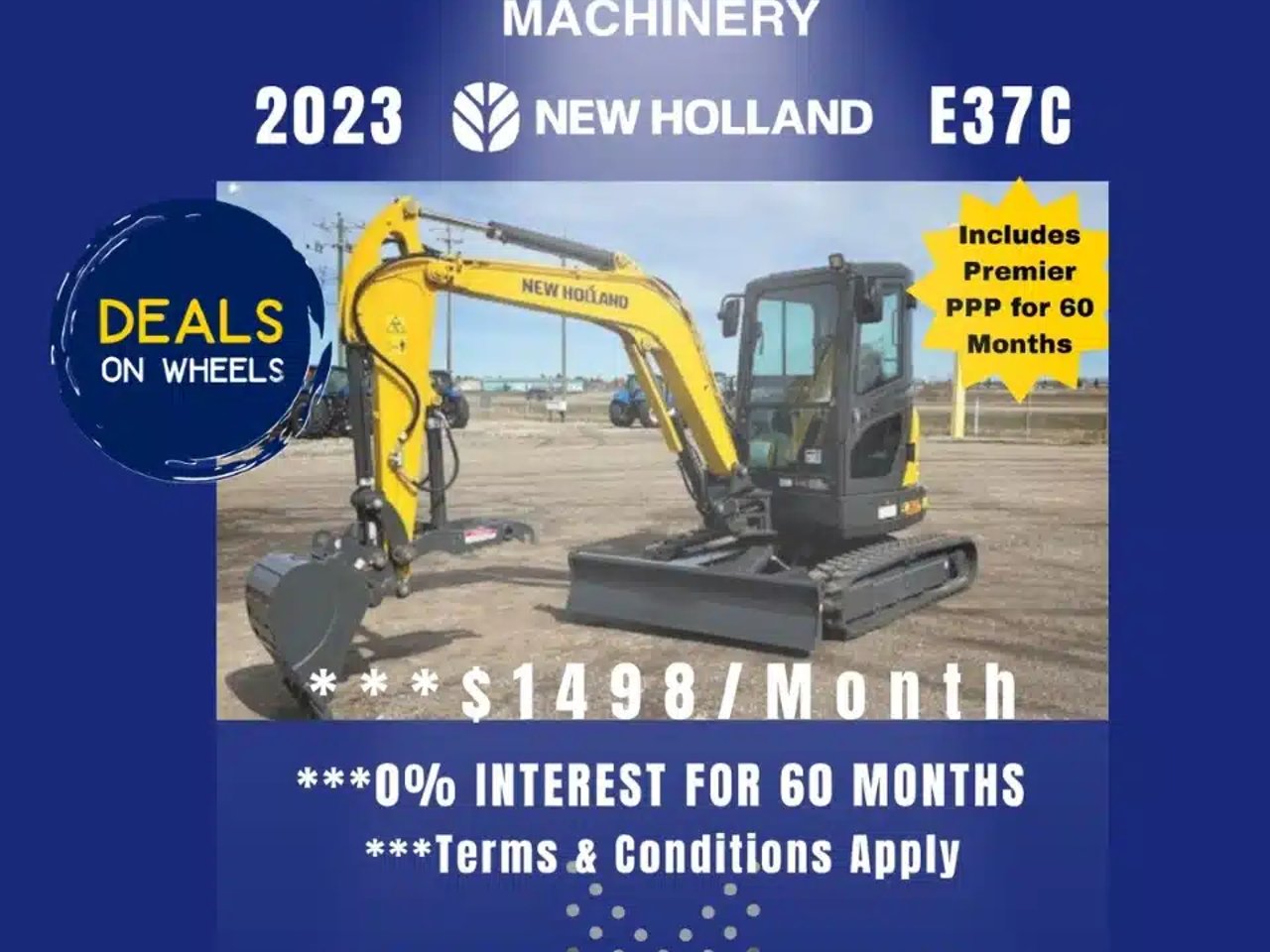 2023 New Holland E37C Excavatrice