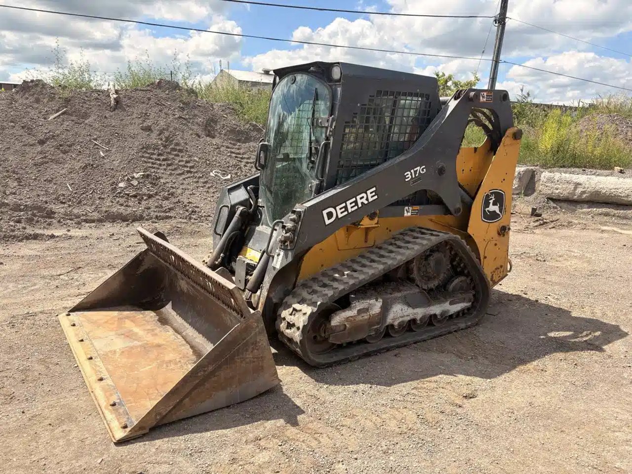 2021 John Deere 317G Chargeur sur chenilles