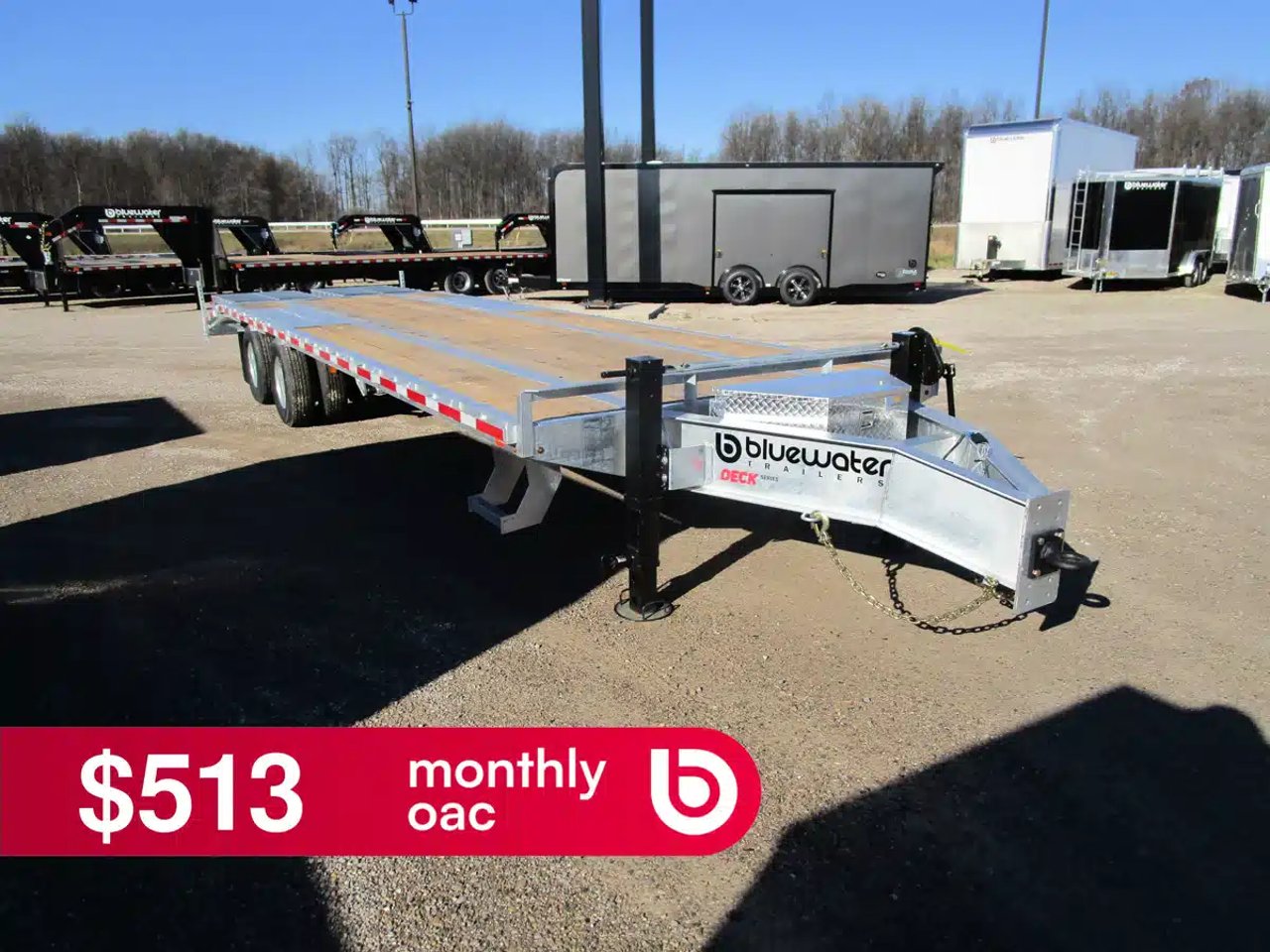 2024 K-Trail Galvanized Tag A Long Trailer Series 22,000 Lb Trailer