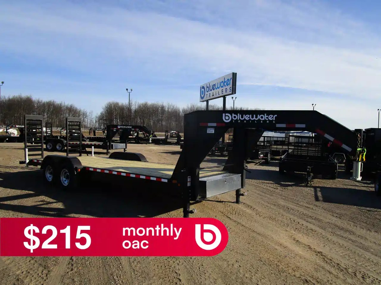 2025 Canada Trailers GOOSENECK EQUIPMENT TRAILER Remorque - Plateforme