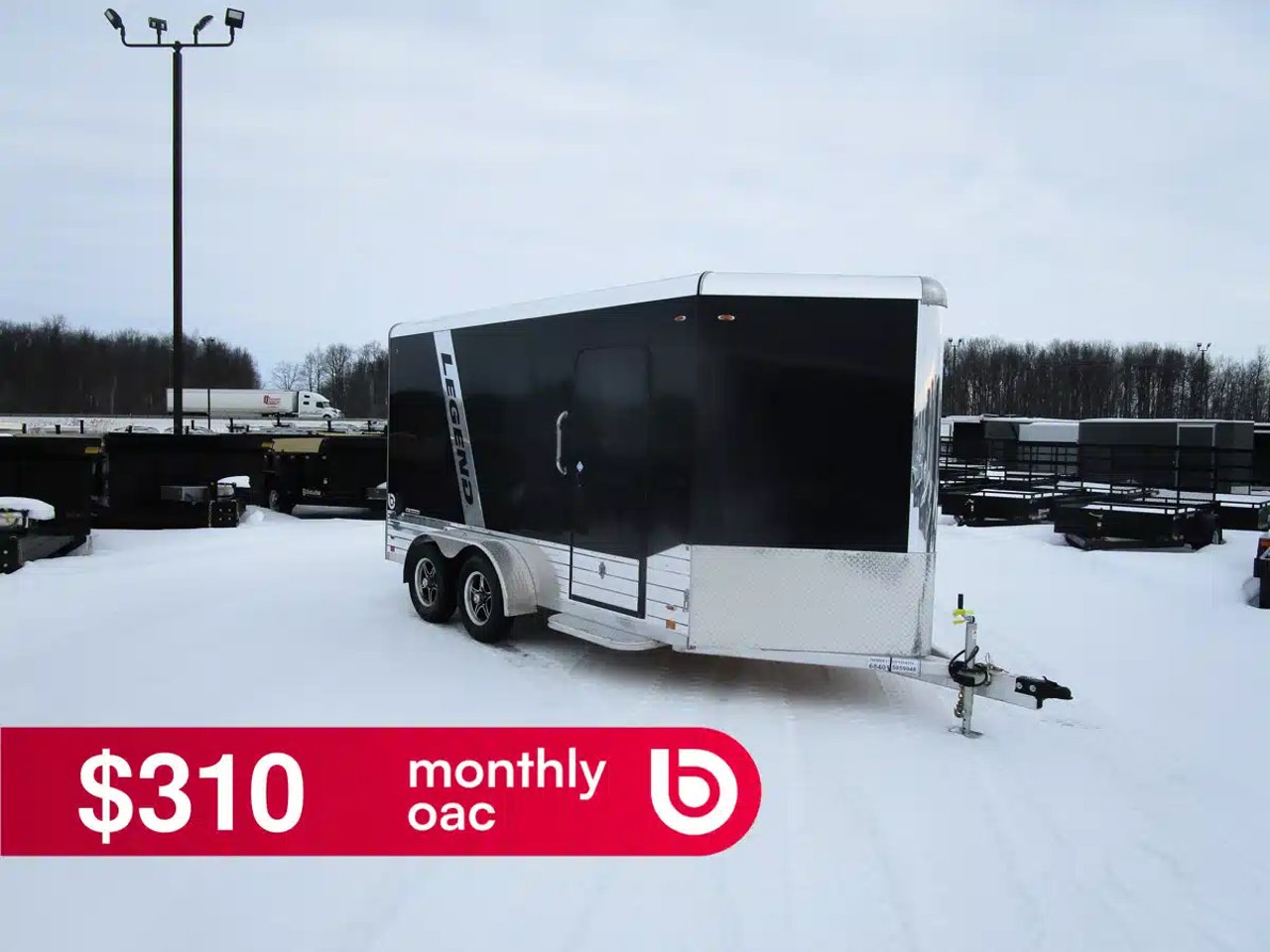 2025 Legend ALUMINUM V-NOSE Trailer