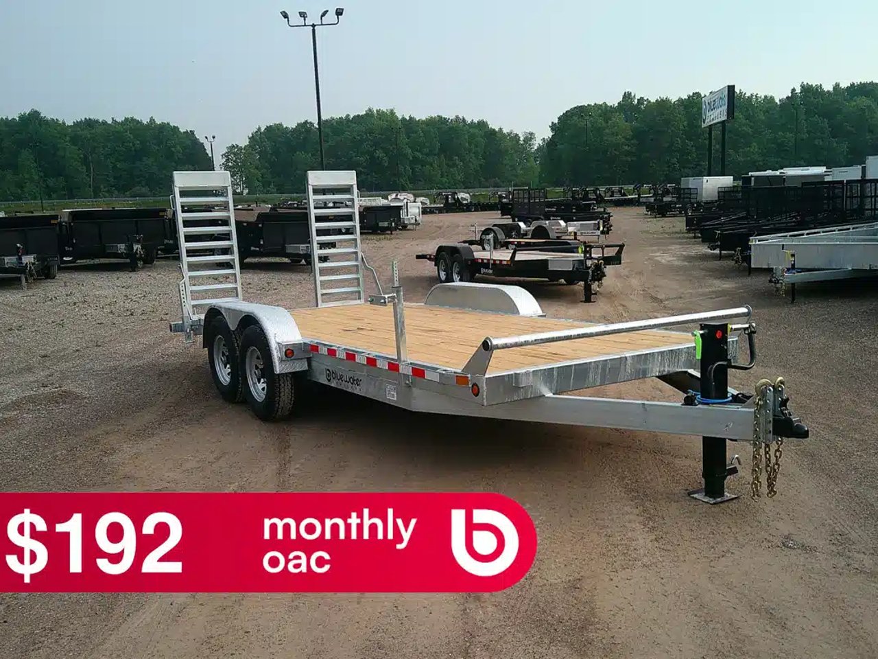 2026 Canada Trailers GALVANIZED EQUIPMENT HAULER TRAILER Remorque - Porte-voiture