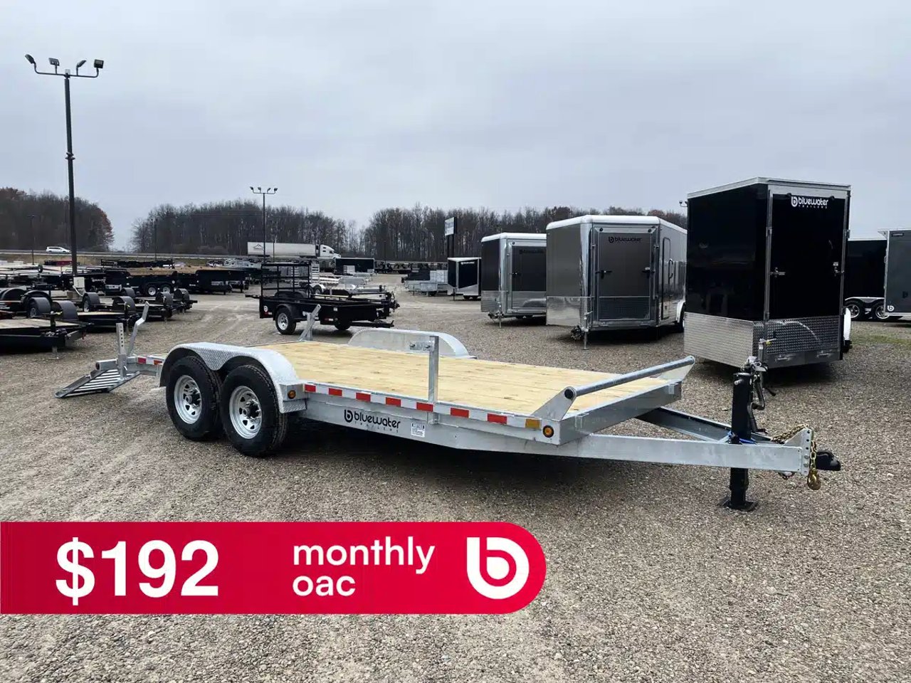 2026 Canada Trailers GALVANIZED EQUIPMENT HAULER TRAILER Remorque - Porte-voiture