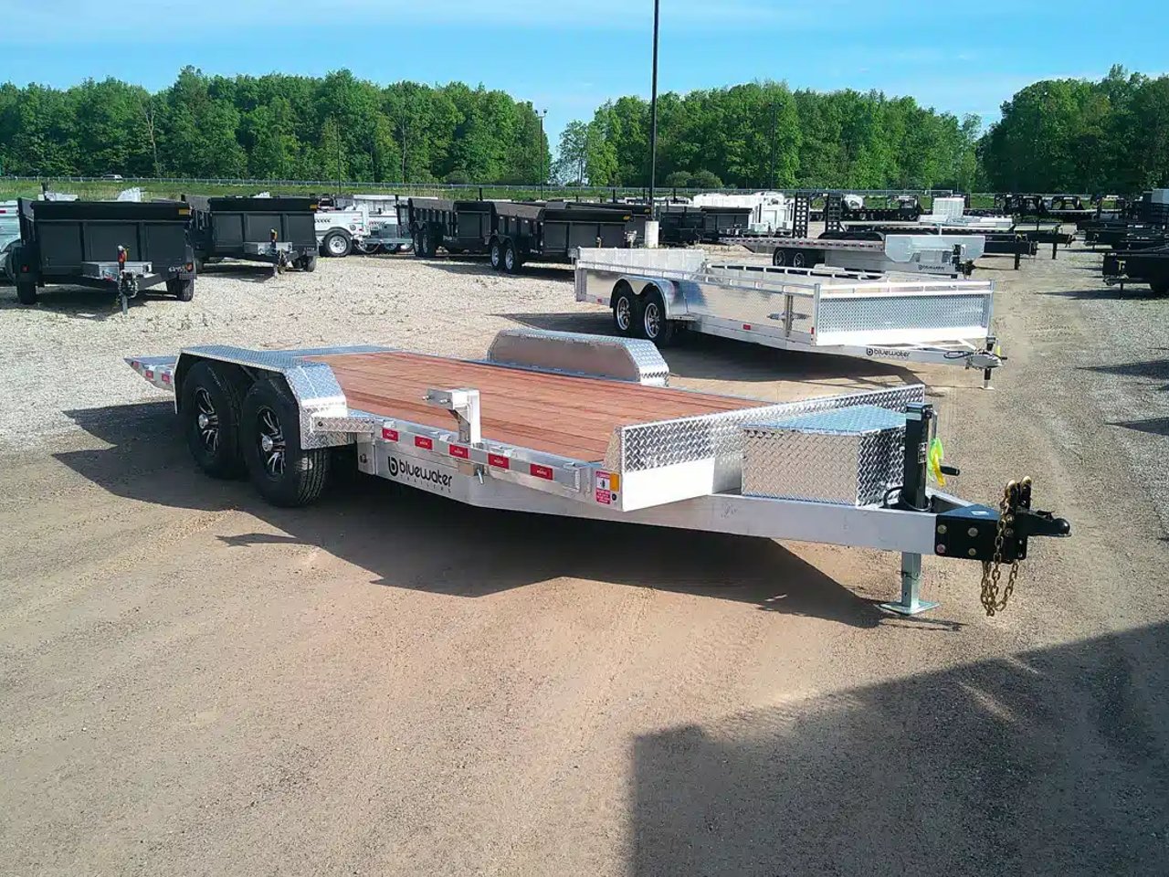 2026 ALUMINUM TANDEM AXLE TILT TRAILER Remorque - Plateforme basculante
