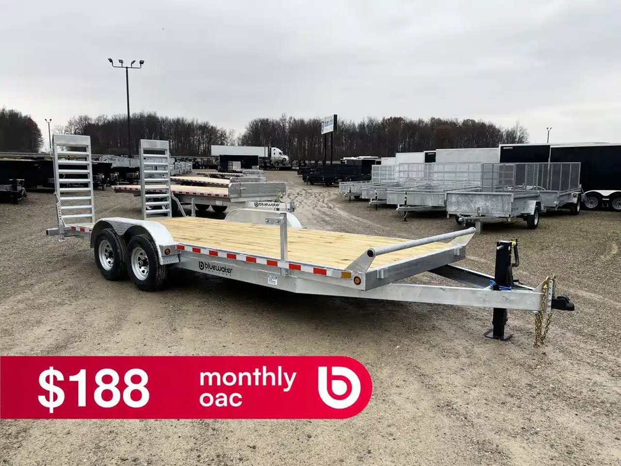 2026 Canada Trailers GALVANIZED CAR HAULER TRAILER Remorque - Porte-voiture