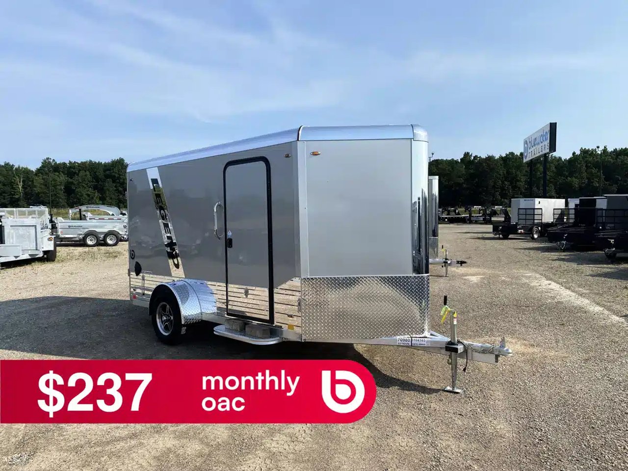2026 Legend ALUMINUM V-NOSE Trailer