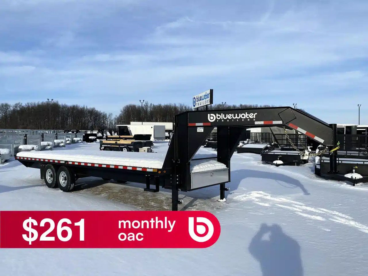2026 Canada Trailers STRAIGHT DECK GOOSENECK DECKOVER TRAILER Remorque - Plateforme