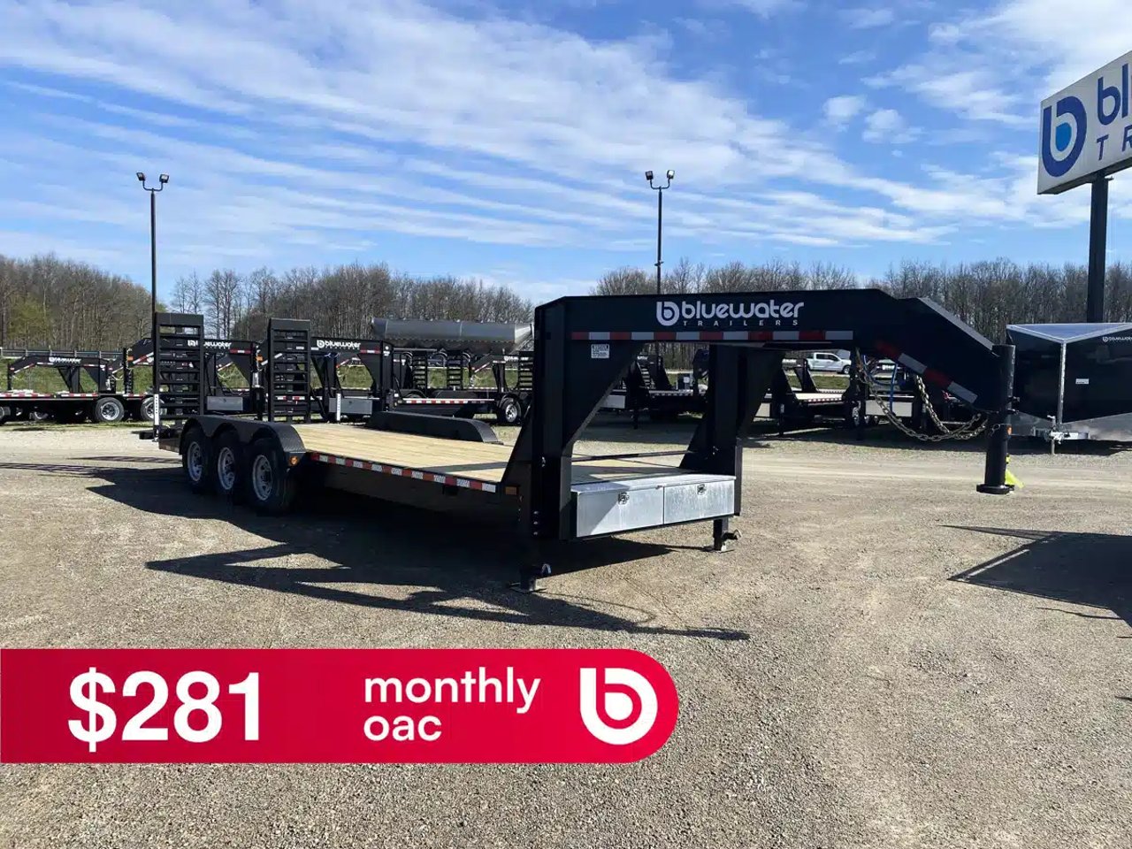 2026 Canada Trailers GOOSENECK EQUIPMENT TRAILER Remorque - Plateforme