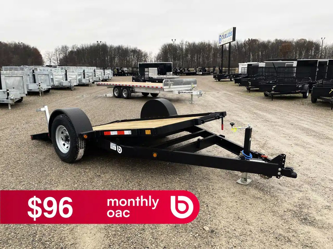 2026 Canada Trailers SINGLE AXLE GRAVITY TILT TRAILERS Remorque - Plateforme basculante
