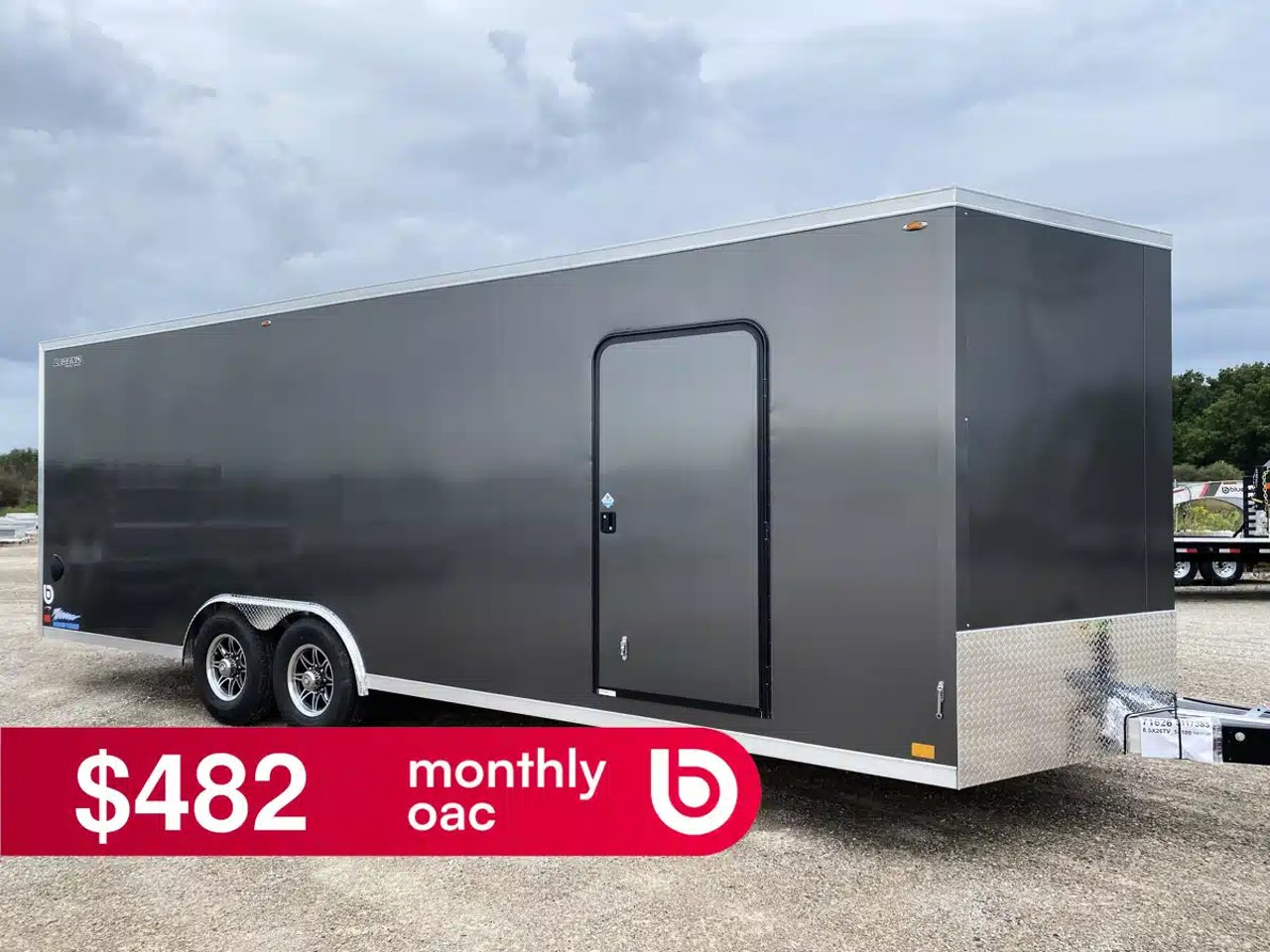 2026 Legend ALUMINUM V-NOSE Trailer