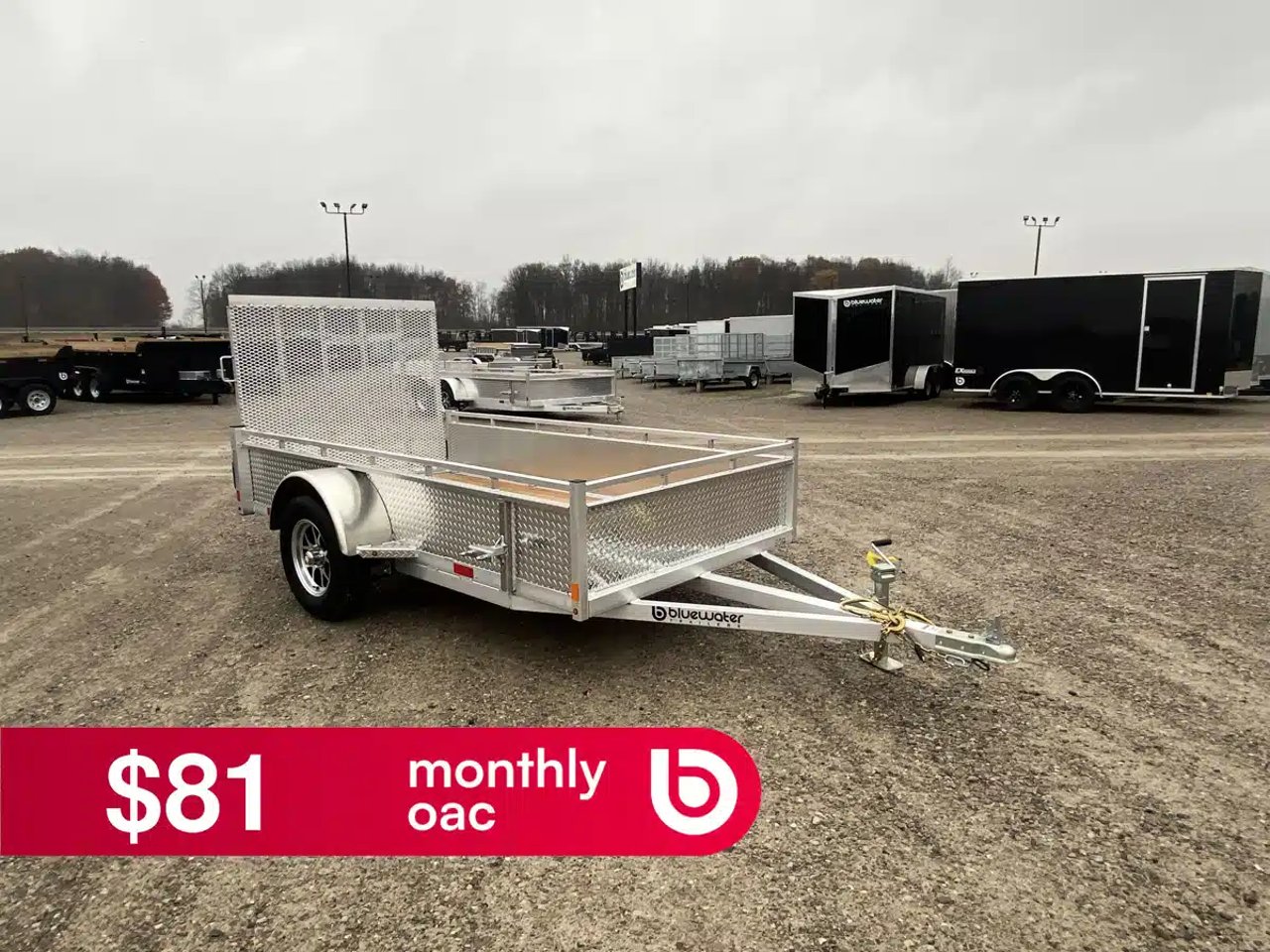 2026 Canadian Mennonite Built SINGLE AXLE ALUMINUM UTILITY TRAILER remorque - utilitaire