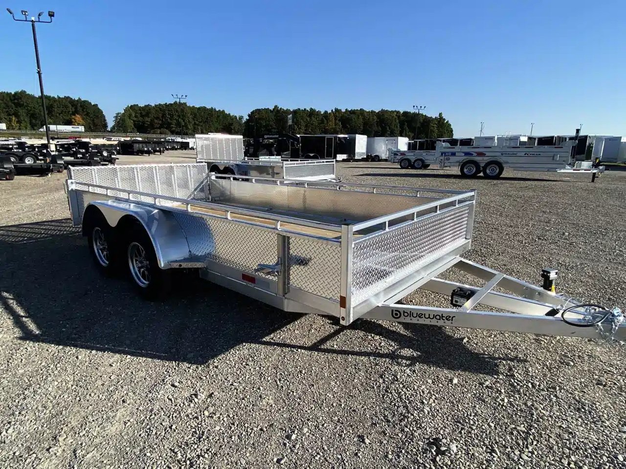 2026 TANDEM AXLE ALUMINUM UTILITY TRAILER remorque - utilitaire