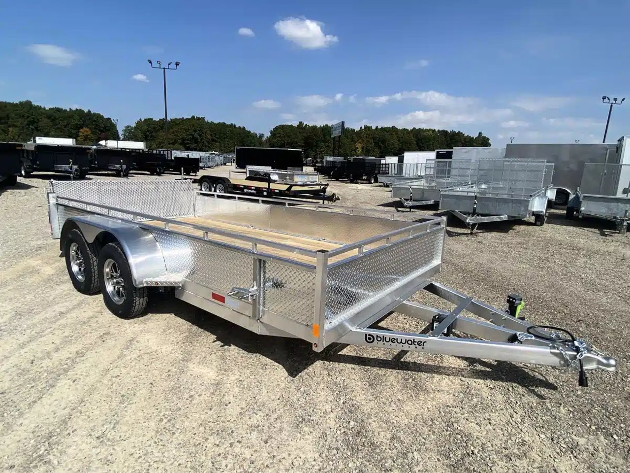 2026 TANDEM AXLE ALUMINUM UTILITY TRAILER remorque - utilitaire