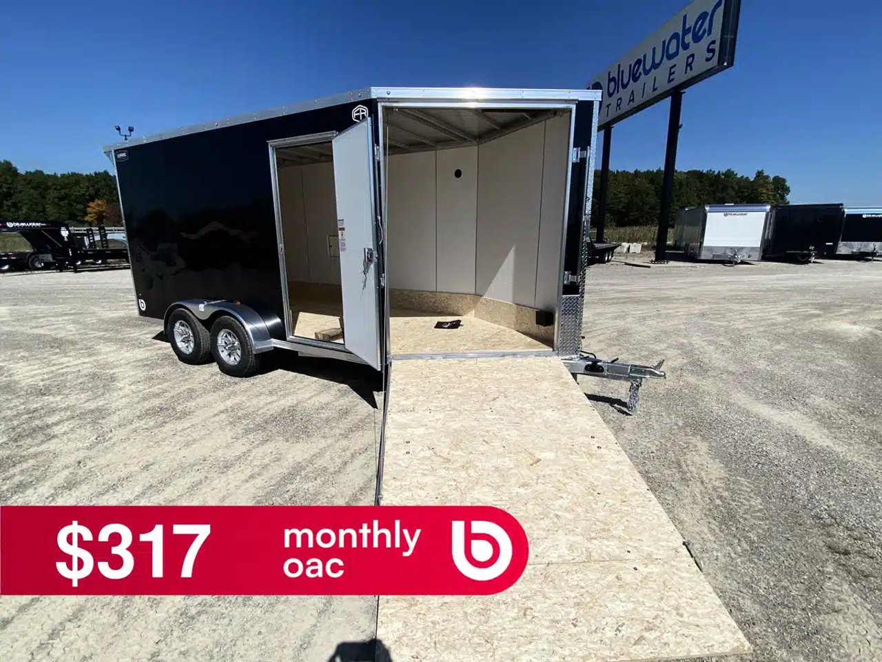 2026 ALUMINUM ENCLOSED SNOWMOBILE TRAILER Remorque - Motoneige