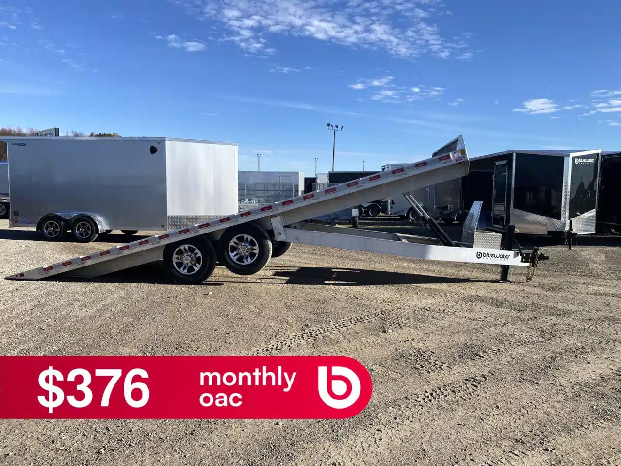 2026 Nordtek ALUMINUM TANDEM AXLE TILT TRAILER Remorque - Plateforme basculante